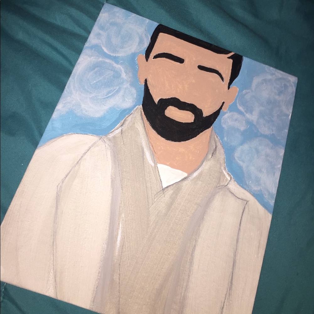 drake and astroworld paintings !